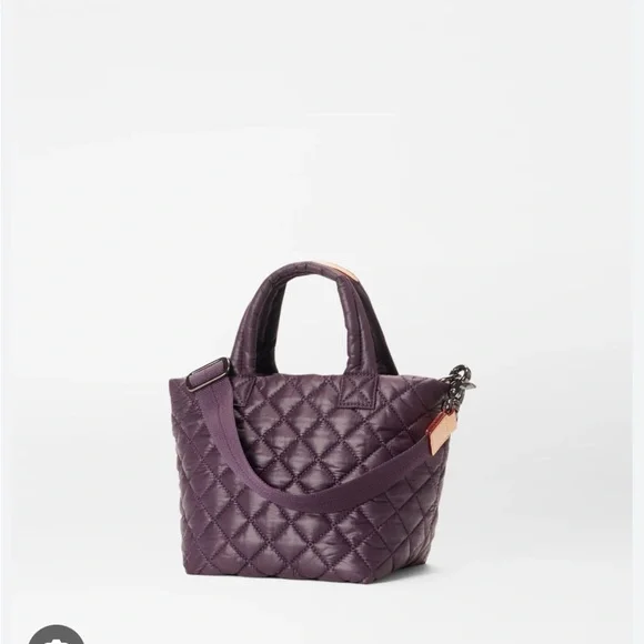 MZ Wallace Raisin Micro Metro Tote - Picture 3 of 7